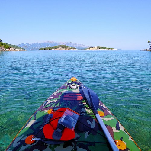 Paddleboarding in Ksamil: Hidden Bays & Scenic Views | Ksamil Explore, Ksamil, Albania