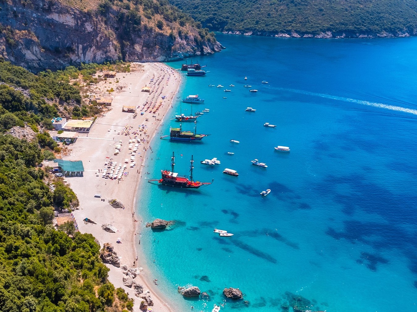 Pirate Ship Full Day | Explore Ksamil